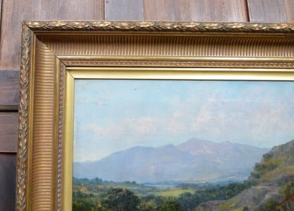 Frank Thomas Carter Landscape Oil Painting SAI2982 Antique Art 5