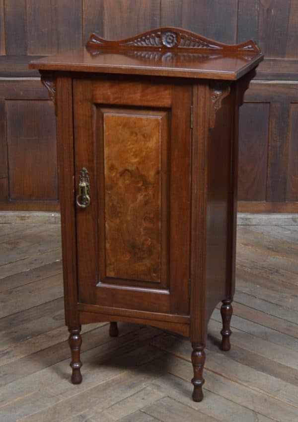 Edwardian Walnut Bedside Cabinet/ Pot Cupboard SAI3002 Antique Cupboards 12