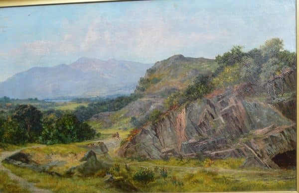 Frank Thomas Carter Landscape Oil Painting SAI2982 Antique Art 18