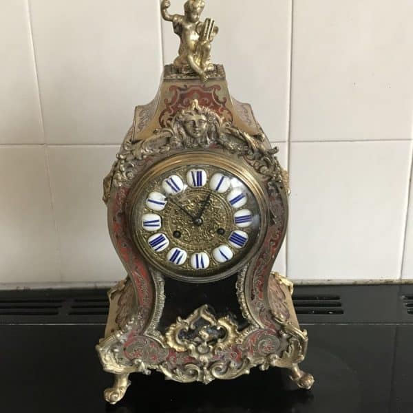 Boulle & Tortoise shell French 1860’s Clock