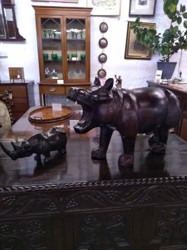 Liberty Style Leather Hippopotamus Leather Hippopotamus Footstool Miscellaneous 11