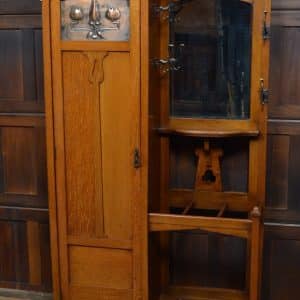 Arts And Crafts Oak Hall Stand/ Robe SAI3110 Antique Furniture