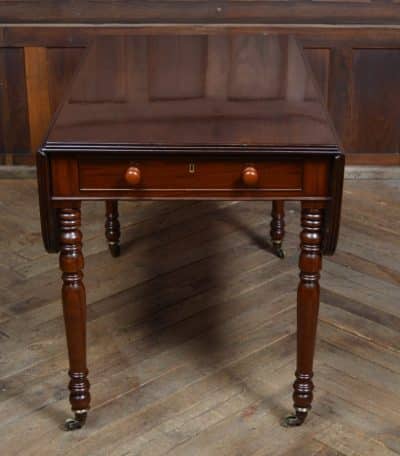 Victorian Mahogany Pembroke / Drop Leaf Table SAI3175 Antique Furniture 14