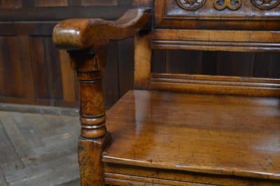 Edwardian Oak Armchair SAI3182 Antique Chairs 10