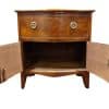 Mahogany Bowfront Bedside Cabinet c1820 - Image 5