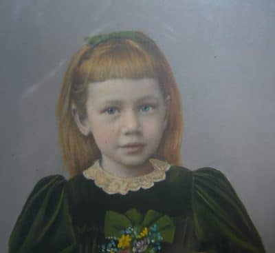 Hand-coloured Portrait Of A Little Girl SAI3267 - Image 3