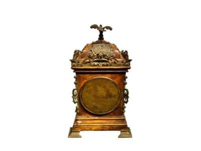 Brass Mounted 8 Day Timepiece Antique Clocks 5