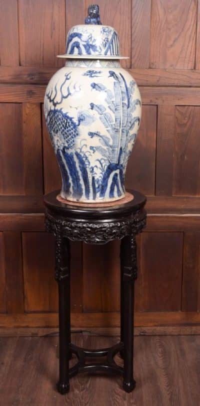 Chinese Carved Hardwood Vase Stand SAI1832 Antique Furniture 3