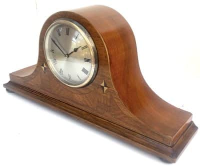 Mahogany Timepiece Mantel Clock