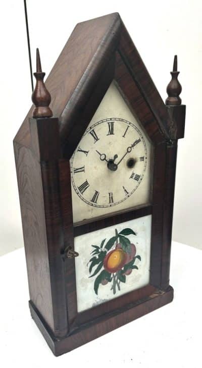 New Haven Steeple Shelf Mantel Clock