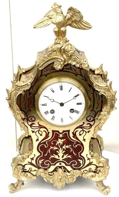 French Boulle Mantel Clock