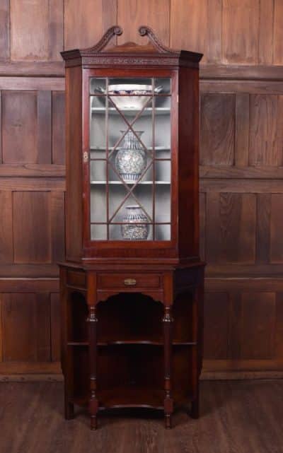 Edwardian Mahogany Corner Cabinet SAI1818 Antique Cupboards 3