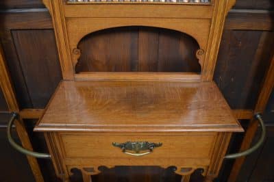 Edwardian Oak Hall Stand SAI3290 Antique Furniture 18