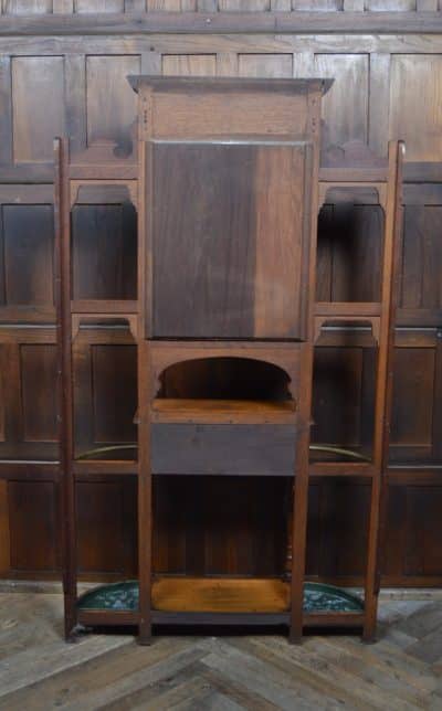 Edwardian Oak Hall Stand SAI3290 Antique Furniture 11