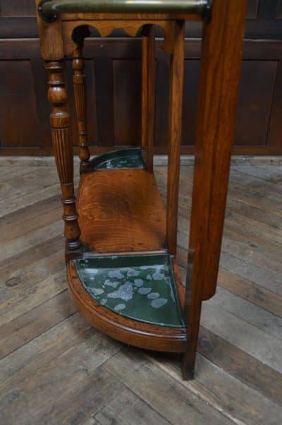 Edwardian Oak Hall Stand SAI3290 Antique Furniture 8