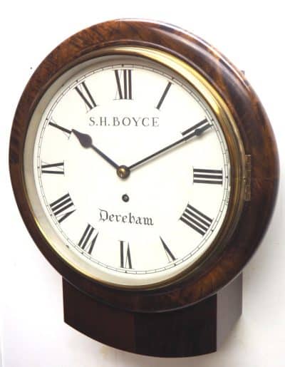 Dereham Drop Dial Fusee Wall Clock