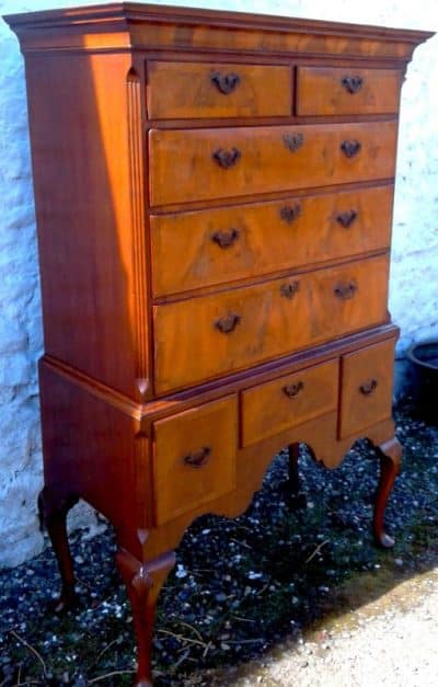 SOLD George I walnut tall boy 18th Cent Antique Chest Of Drawers 3