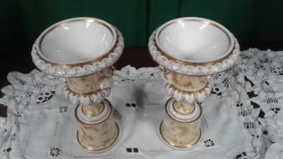 Fine pair of Victorian Ridgeways campana vases Antiques Scotland Antique Ceramics 4