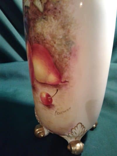 SOLD Worcester fallen fruits vase Antiques Scotland Antique Art 6