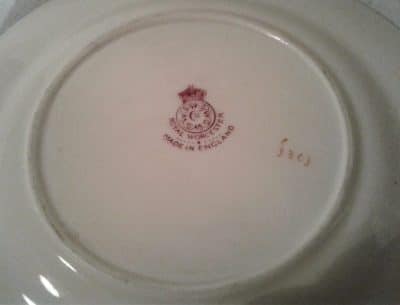 Worcester plate. Circa 1926 (Pheasants by Jas Stinton) Antique Worcester Antique Art 7