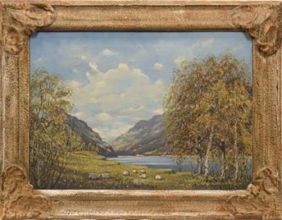 ALASDAIR MACFARLANE Oil on canvas SCOTTISH (1920-1960)