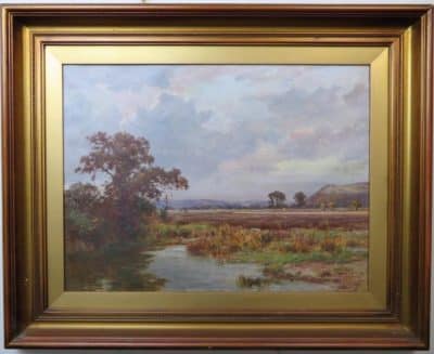 SOLD Josiah Clinton Jones RCA (1848-1936). Large Oil Painting Antique landscape Antique Art 4