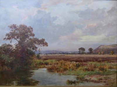 SOLD Josiah Clinton Jones RCA (1848-1936). Large Oil Painting Antique landscape Antique Art 3