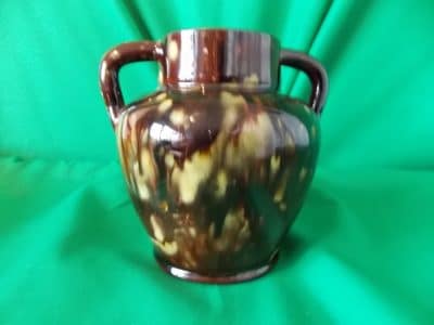 Scottish Pottery DUNMORE Slip glazed Vase ceramics Antique Ceramics 3