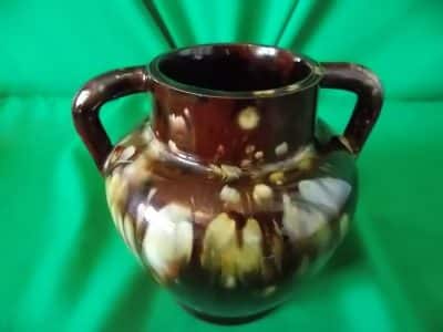 Scottish Pottery DUNMORE Slip glazed Vase ceramics Antique Ceramics 4