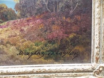 SOLD Douglas Falconer Oil painting. ( 1913-2004 ) Scottish Antiques Scotland Antique Art 7