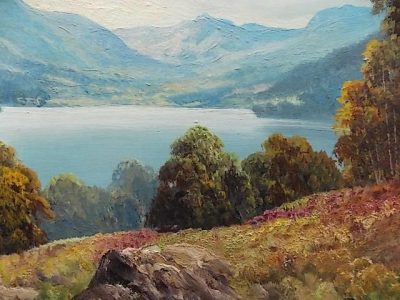 SOLD Douglas Falconer Oil painting. ( 1913-2004 ) Scottish Antiques Scotland Antique Art 4