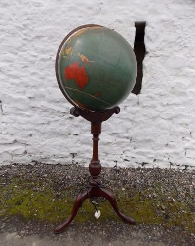 SOLD Georama Fleet St London. Free standing Globe Georama globe Antique Art 3