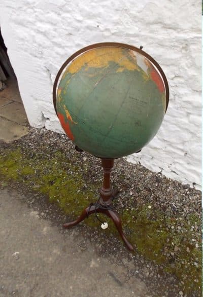 SOLD Georama Fleet St London. Free standing Globe Georama globe Antique Art 4