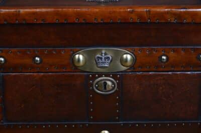 Royal Marines Officers Trunk SAI3323 trunk Antique Boxes 9