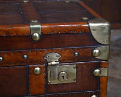 Royal Marines Officers Trunk SAI3323 trunk Antique Boxes 10