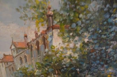 Large Oil painting of Venice. Antiques Scotland Antique Art 9