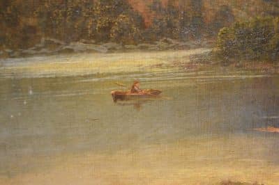 A De Breanski. Highlands oil painting. - Image 4