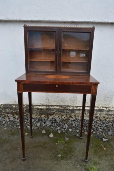 18th century Sheraton bonheur du jour 18th Cent Antique Cabinets 3