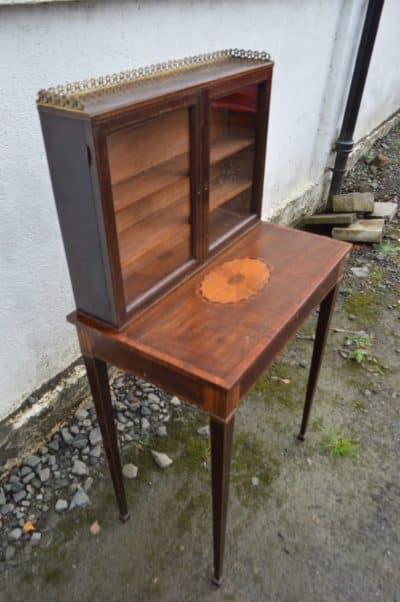 18th century Sheraton bonheur du jour 18th Cent Antique Cabinets 8