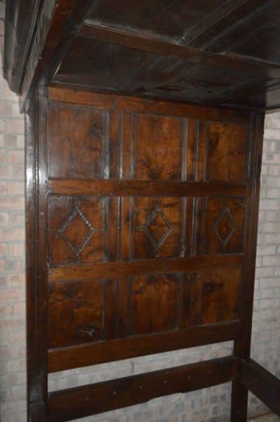 Charles II Oak four poster bed. Antiques Scotland Bedroom Antiques 8