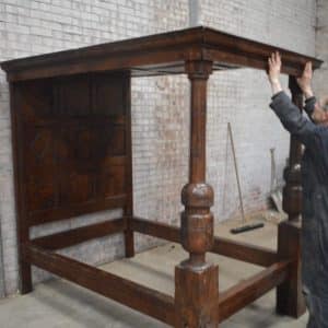 Charles II Oak four poster bed. Antiques Scotland Bedroom Antiques 3