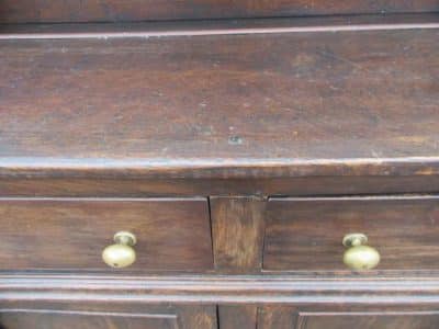 SOLD Georgian oak plate back dresser 18th Cent Antique Sideboards, Dressers. 8