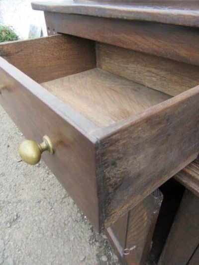 SOLD Georgian oak plate back dresser 18th Cent Antique Sideboards, Dressers. 6