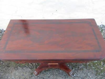 William 1V rosewood fold over card table. 19th century Antique Tables 5