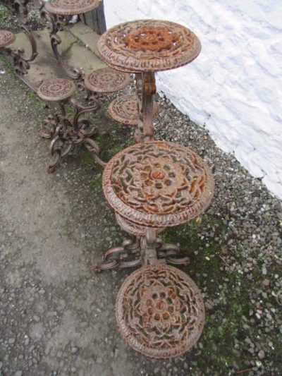 SOLD 20th century pr of cast iron tree stands Antiques Scotland Miscellaneous 6