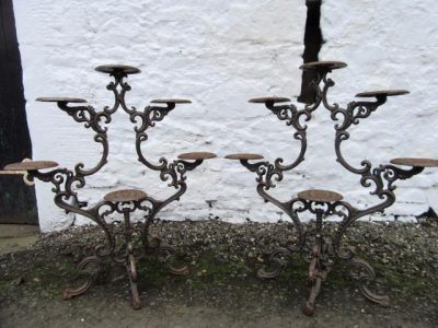 SOLD 20th century pr of cast iron tree stands Antiques Scotland Miscellaneous 3