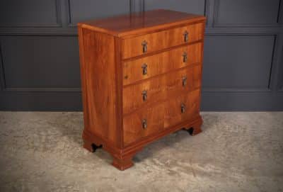 Art Deco Walnut Chest of Drawers antique chest Antique Chest Of Drawers 3