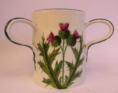 A Wemyss ware pottery Tyg. Thistles. Antiques Scotland Antique Ceramics 3