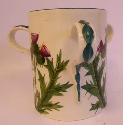 A Wemyss ware pottery Tyg. Thistles. Antiques Scotland Antique Ceramics 4