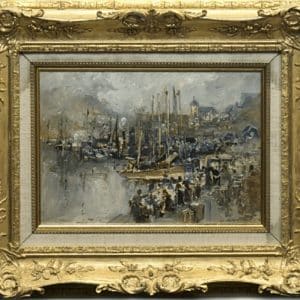 SOLD Mason Hunter RSW ARSA (Scottish 1854-1921) Oil Painting. Antiques Scotland Antique Art